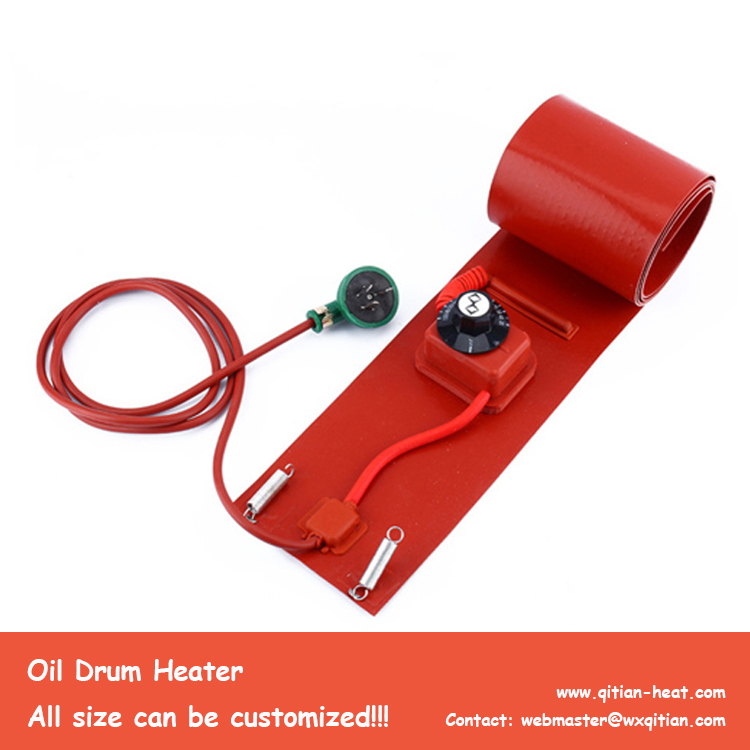 1740x125mm Oil Drum Heater  